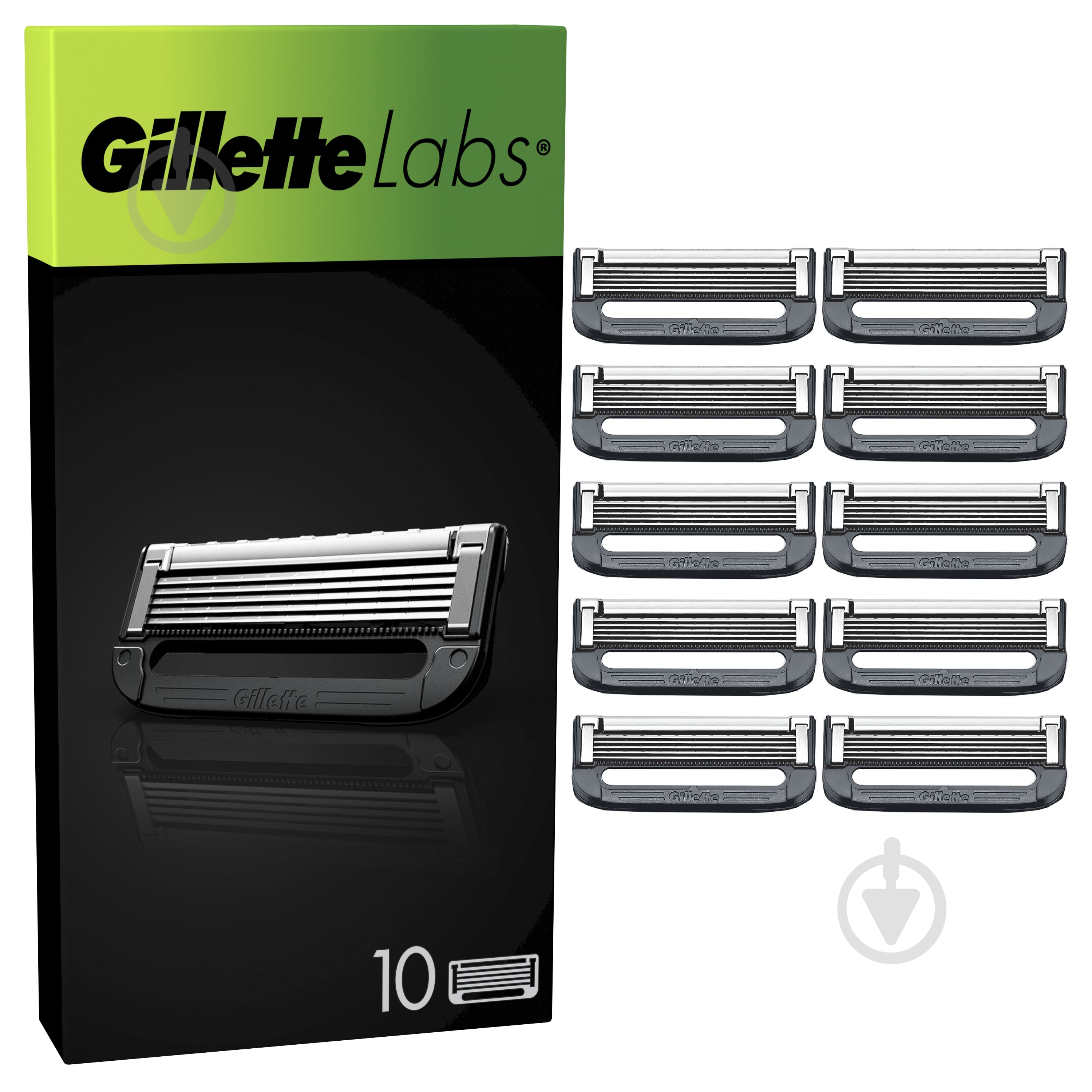 Змінний картридж GILLETTE Labs 10 шт. - фото 1