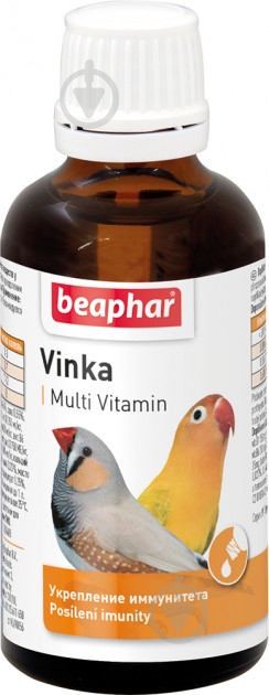 Вітамінно-мінеральний комплекс Beaphar Vinka 50 мл для птахів - фото 1