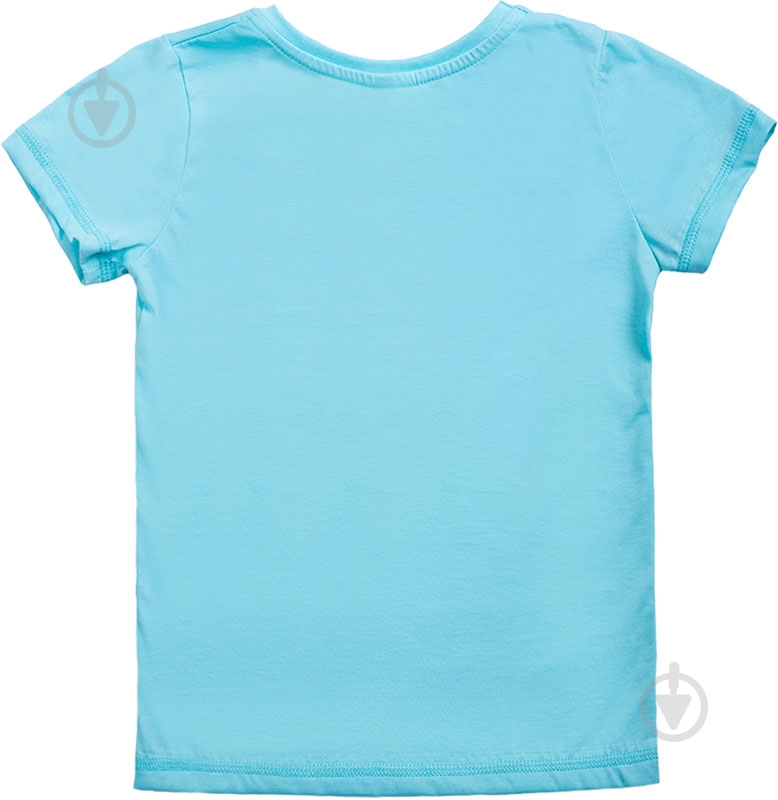Футболка для дівчинки Luna Kids р.104 аквамарин - фото 2