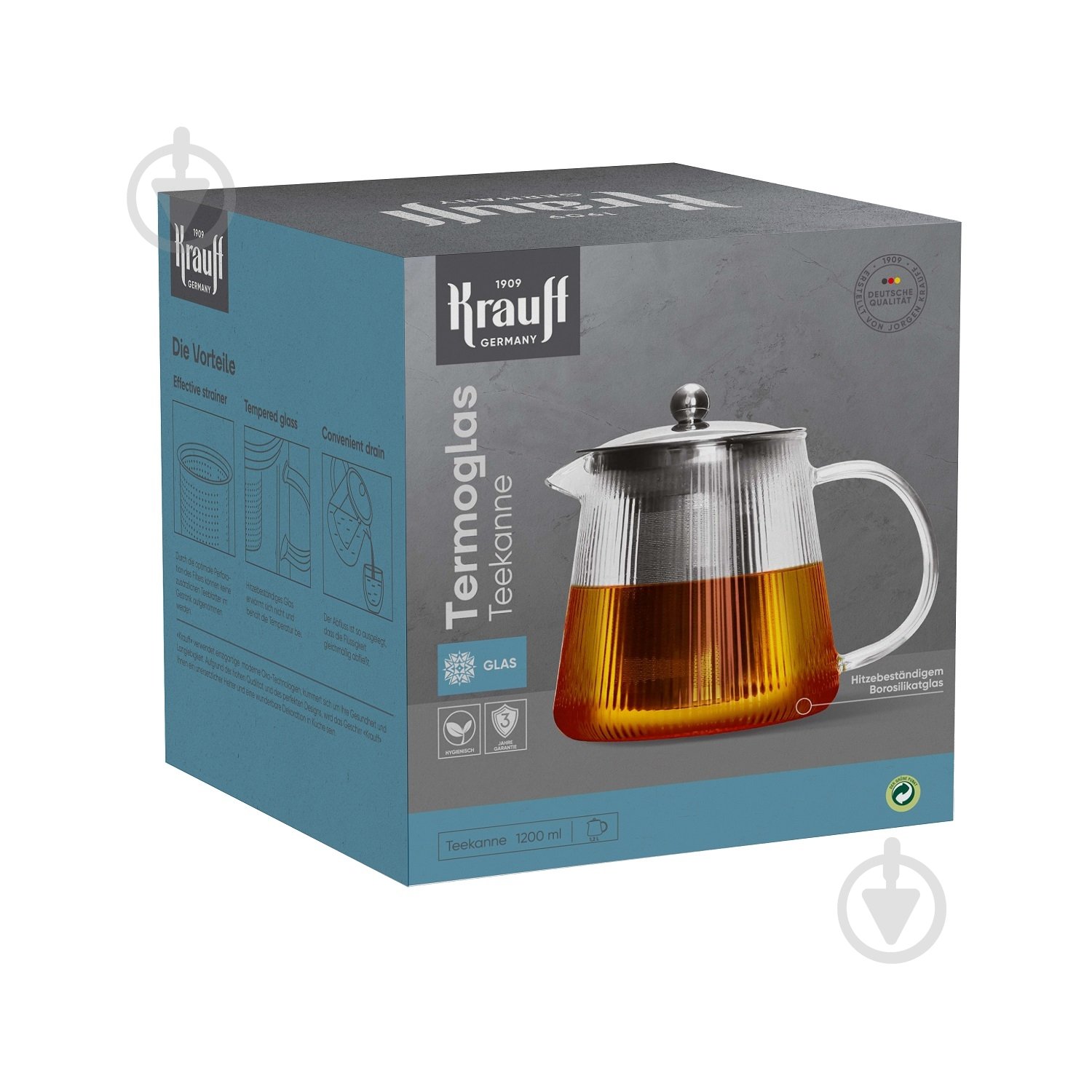 Чайник заварювальний Krauff 1200 мл 26-289-006 - фото 2