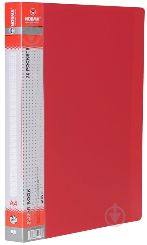 Папка з файлами А4 30 ф 600/25мкн 5027-01N NORMA - фото 1 Папка з файлами А4 30 ф 600/25мкн 5027-01N NORMA - фото 1