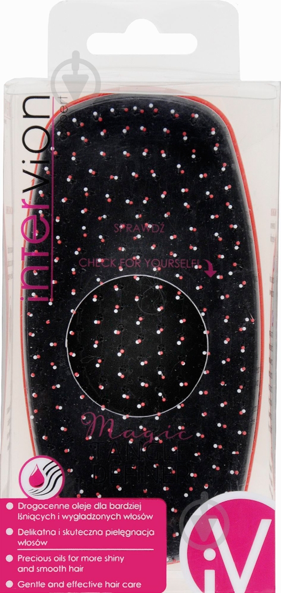 Щетка для волос Inter-Vion 498991 красный - фото 3