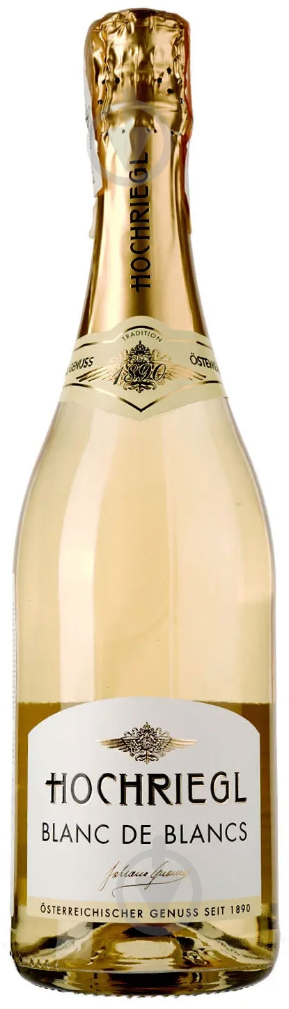 Вино ігристе Hochriegl Blanc de Blancs біле брют 0,75 л - фото 1