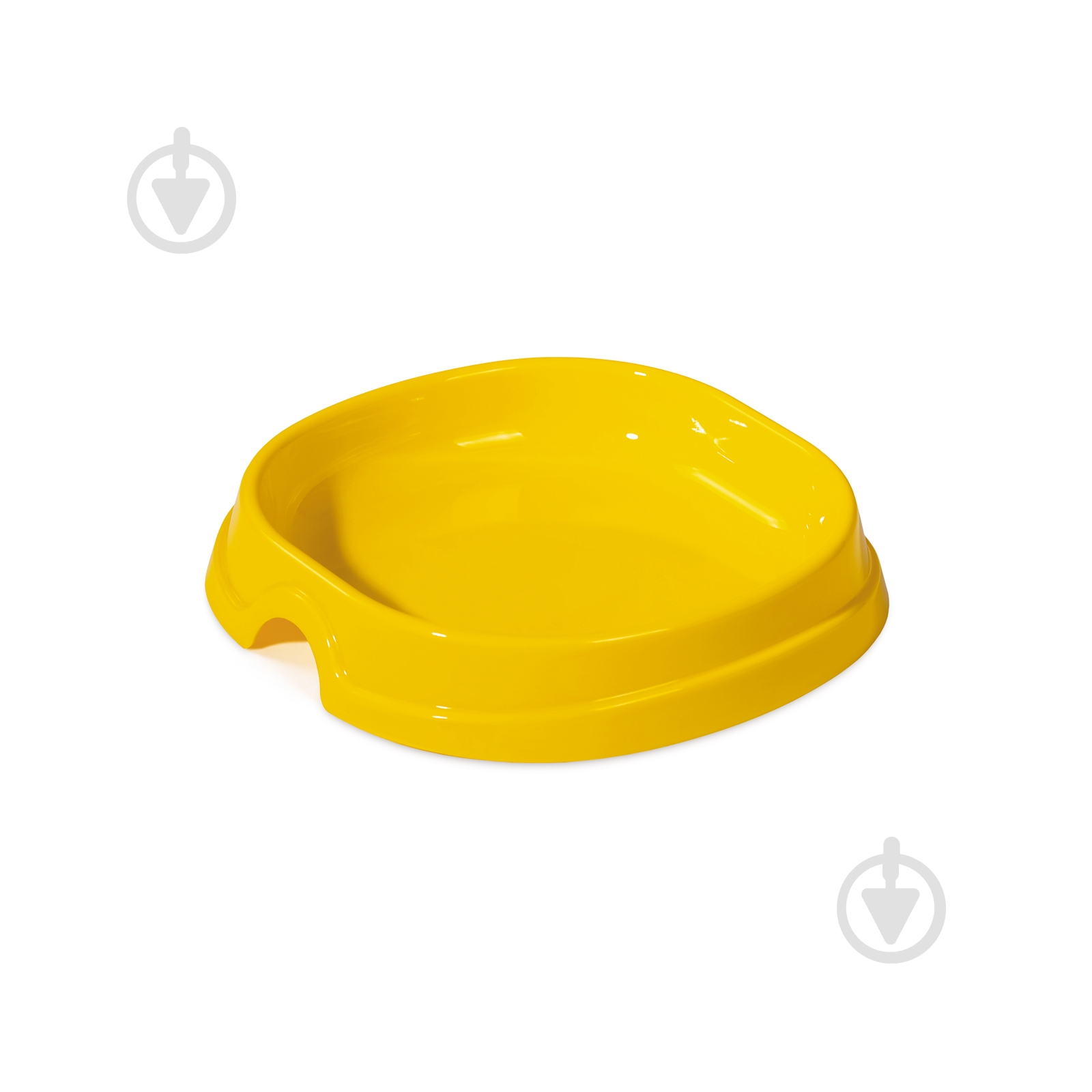 Миска Природа для перса 0,4 л желтая - фото 1