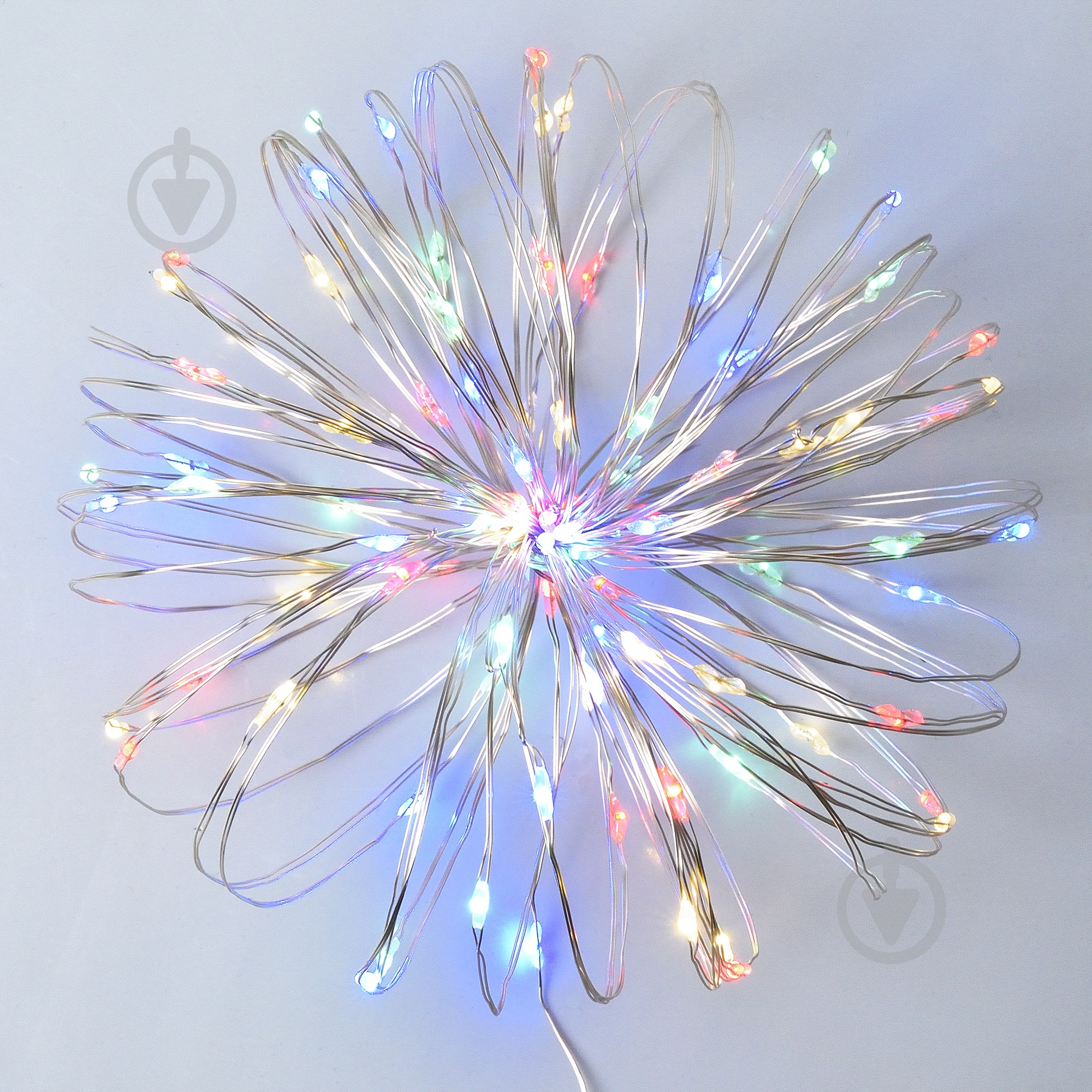 Электрогирлянда YES! Fun Нить на медной проволоке LED разноцветная статическая 100 ламп 10 м (975037) - фото 1