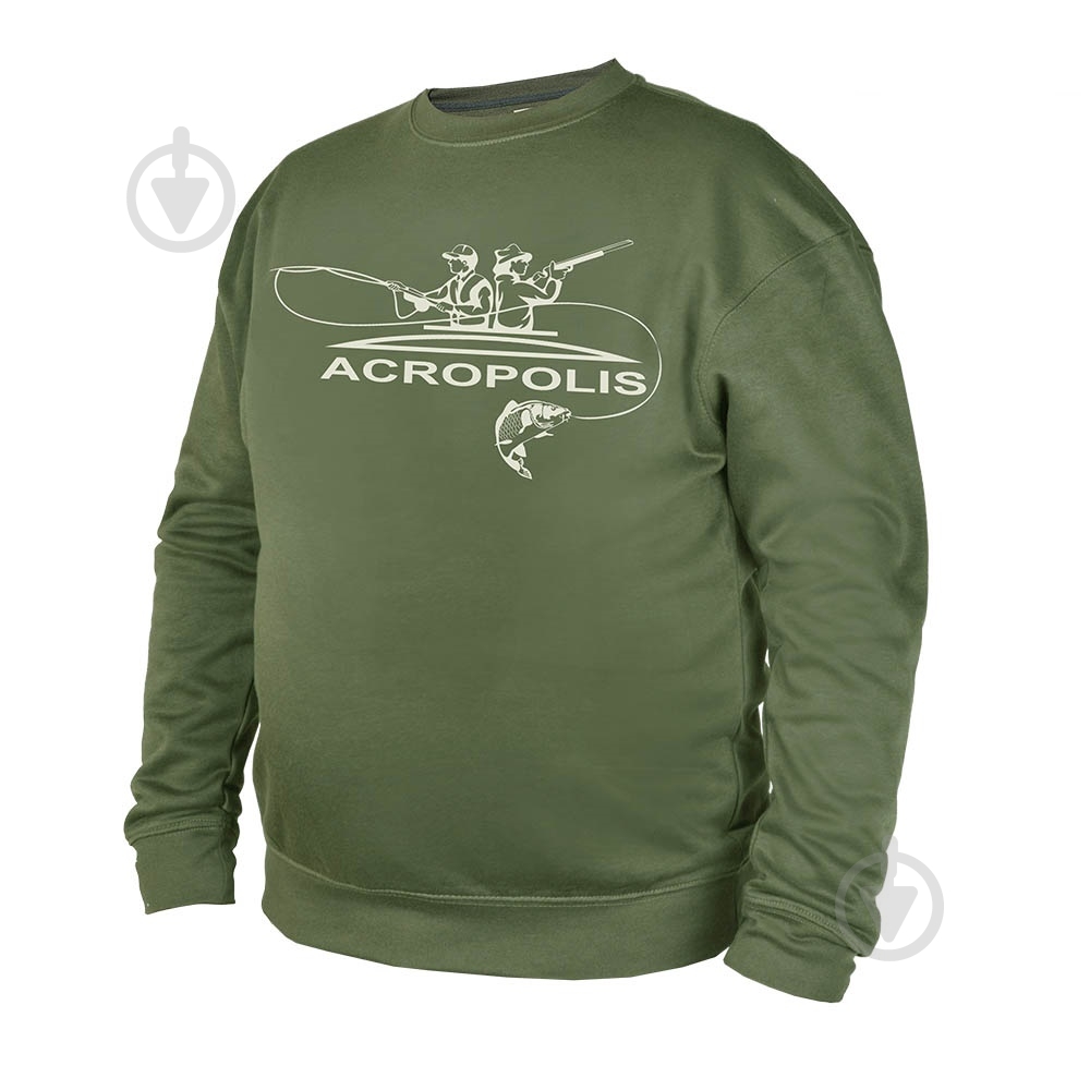 Свитшот Acropolis для рыбалки и охоты ОСМ-1 р. L хаки - фото 1 Свитшот Acropolis для рыбалки и охоты ОСМ-1 р. L хаки - фото 1