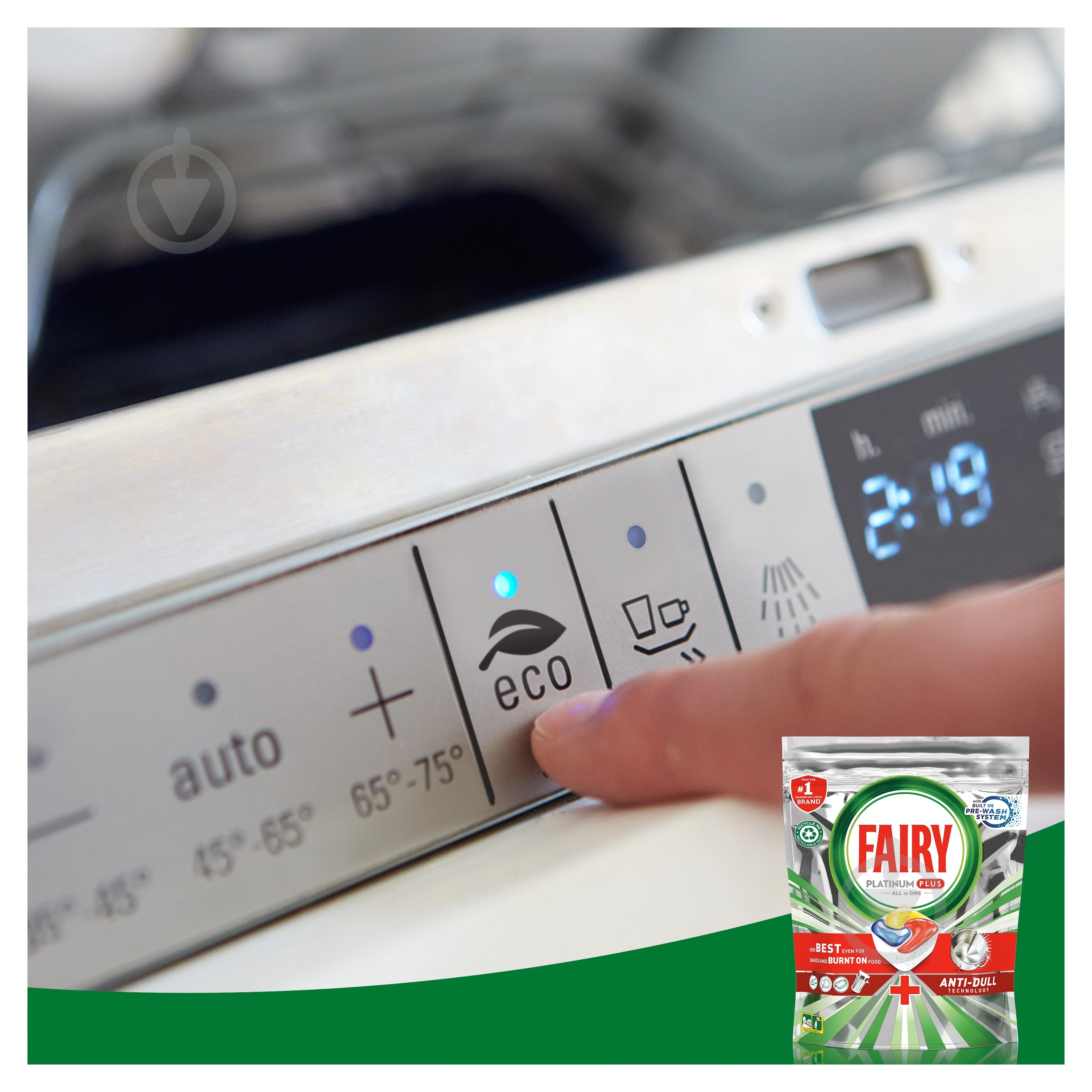 Капсули для посудомийних машин Fairy Platinum Plus Все-в-одному 213 шт. - фото 7