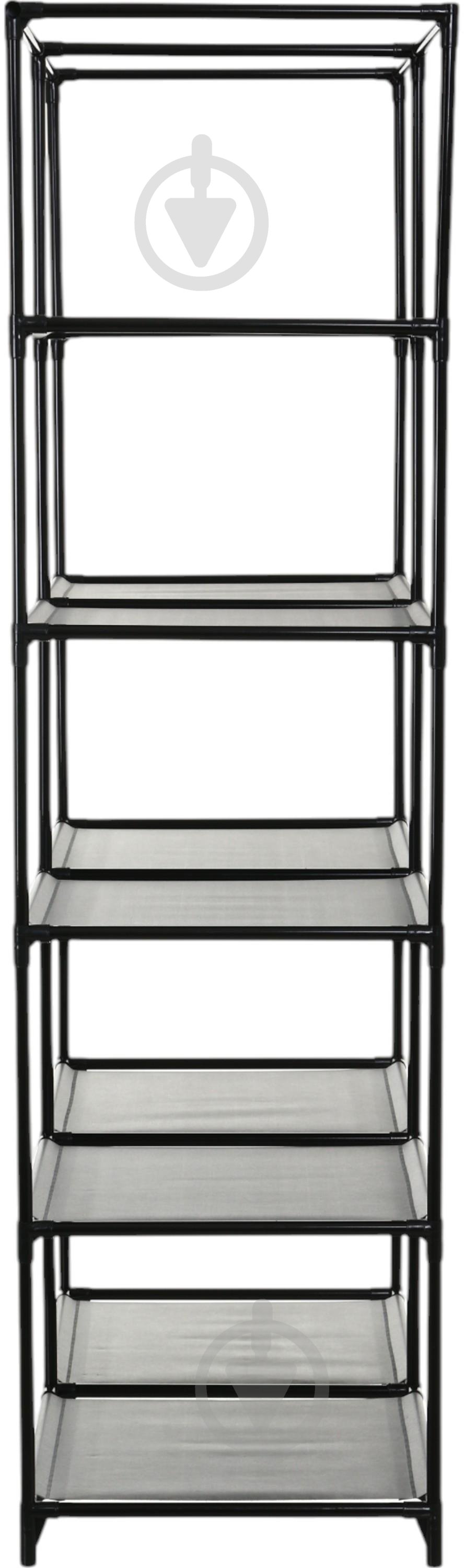 Тканинна шафа Sensio TWINS 1560х870х460 мм сірий із чорним - фото 4