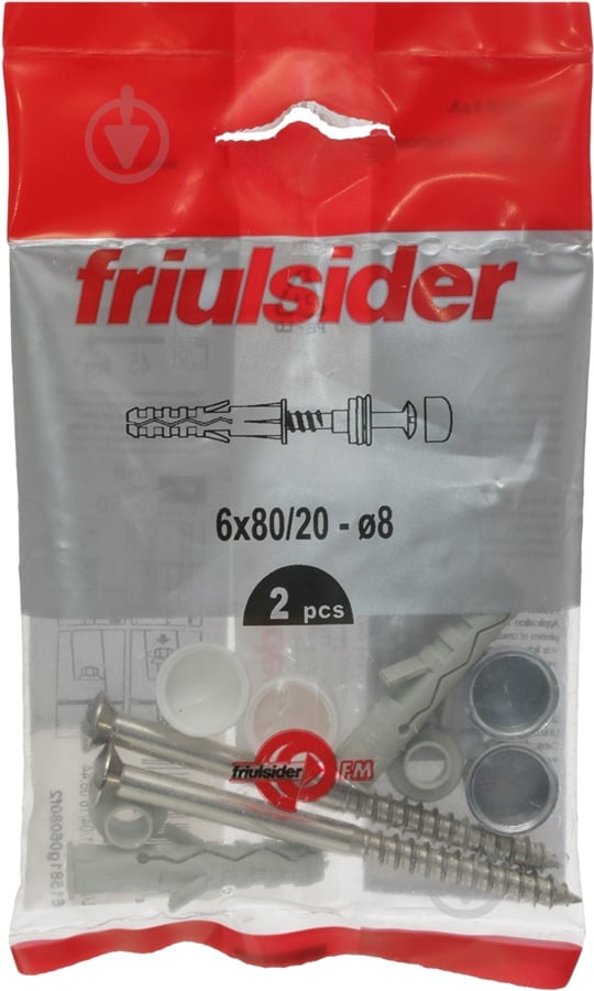 Крепление для унитаза Friulsider FVEC 6х80 - фото 3 Крепление для унитаза Friulsider FVEC 6х80 - фото 3