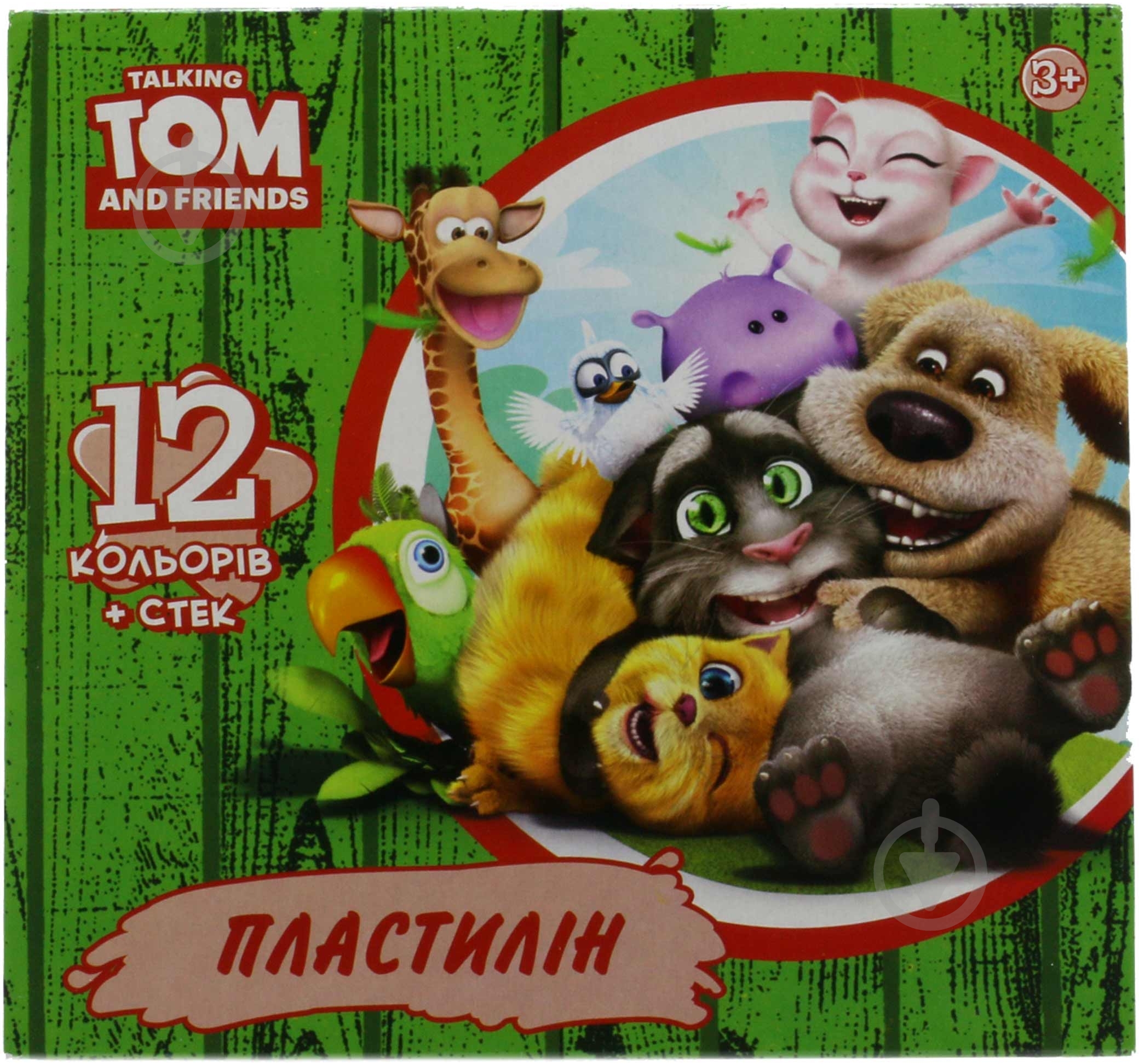 Пластилін Talking Friends зі стеком 12 кольорів FW80085 Fantasy - фото 1