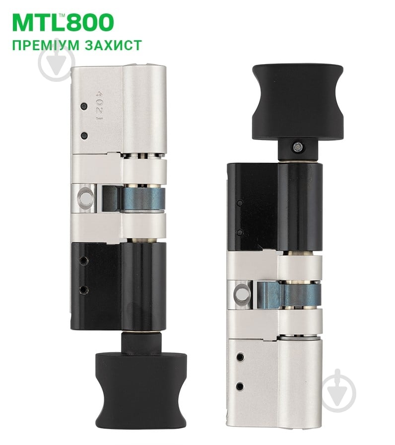 Циліндр Mul-T-Lock MTL800/MT5+ 40x50 ключ-вороток 90 мм чорний/чорний - фото 3 Циліндр Mul-T-Lock MTL800/MT5+ 40x50 ключ-вороток 90 мм чорний/чорний - фото 3