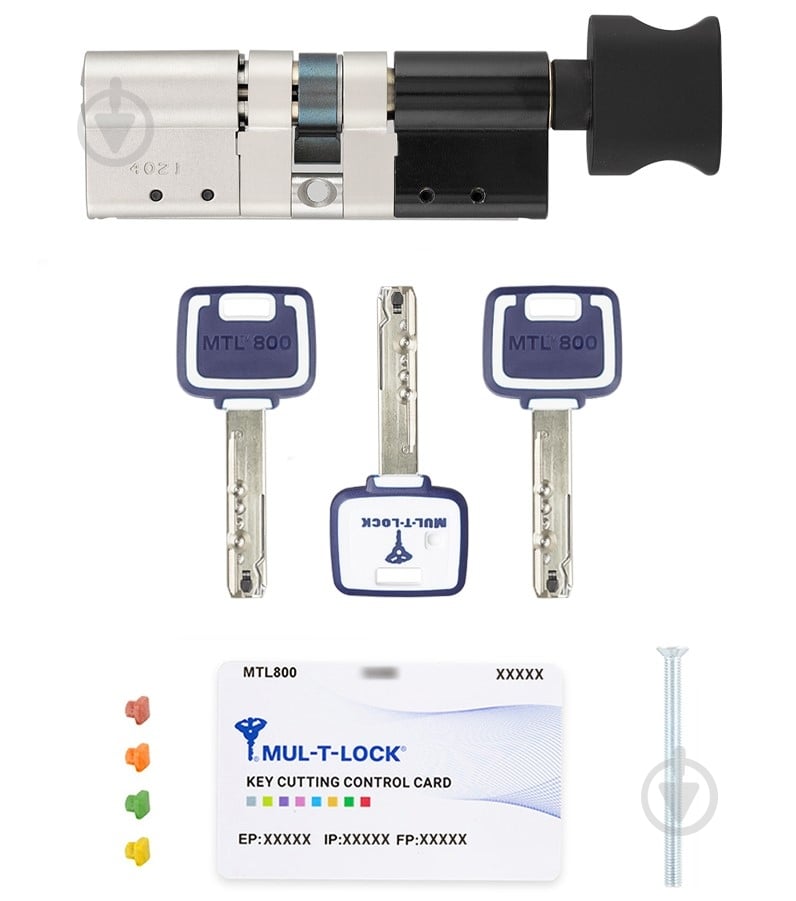 Циліндр Mul-T-Lock MTL800/MT5+ 40x50 ключ-вороток 90 мм чорний/чорний - фото 7 Циліндр Mul-T-Lock MTL800/MT5+ 40x50 ключ-вороток 90 мм чорний/чорний - фото 7