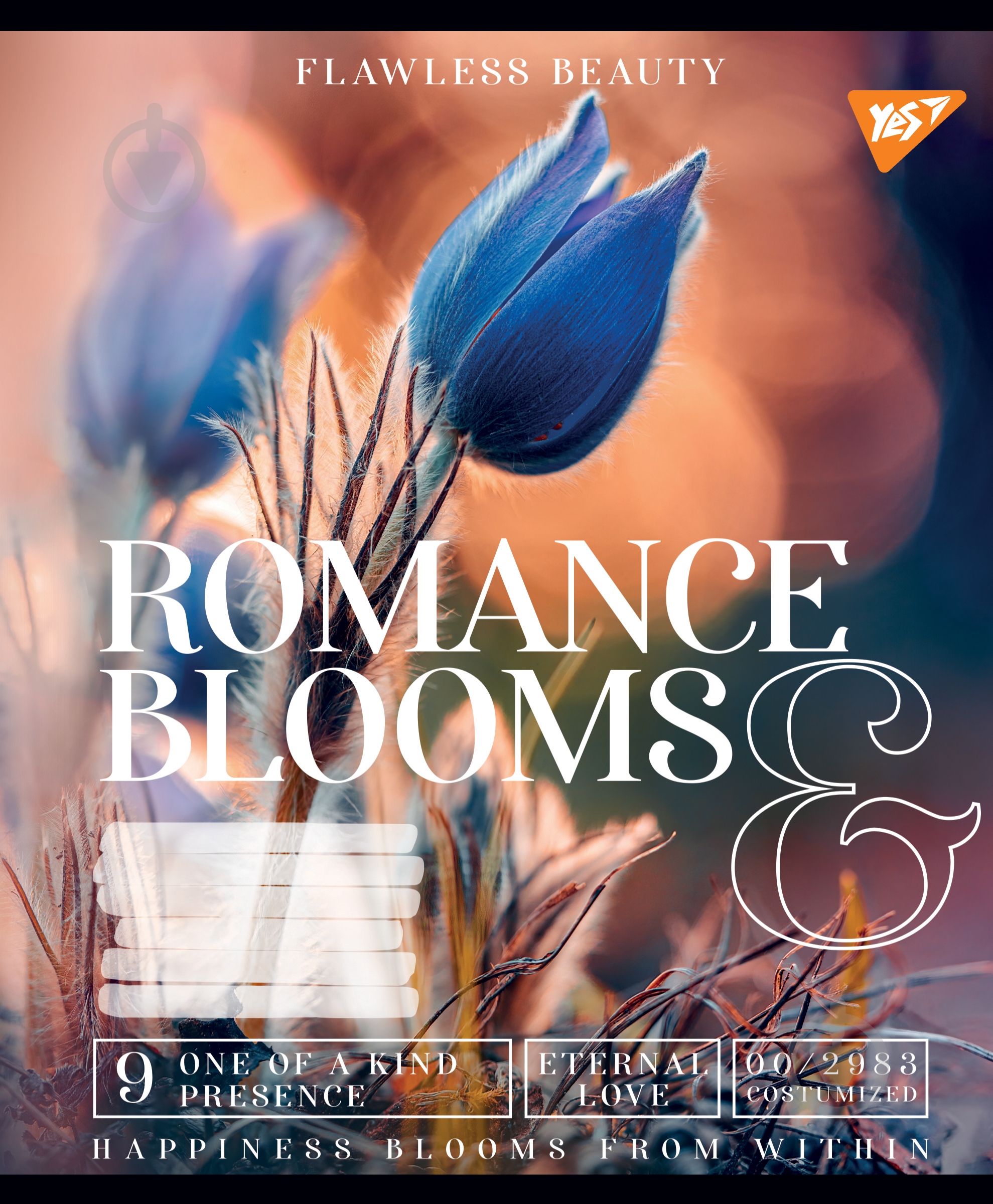 Зошит шкільний 18 аркушів клітинка Romance blooms (766332) YES - фото 2 Зошит шкільний 18 аркушів клітинка Romance blooms (766332) YES - фото 2