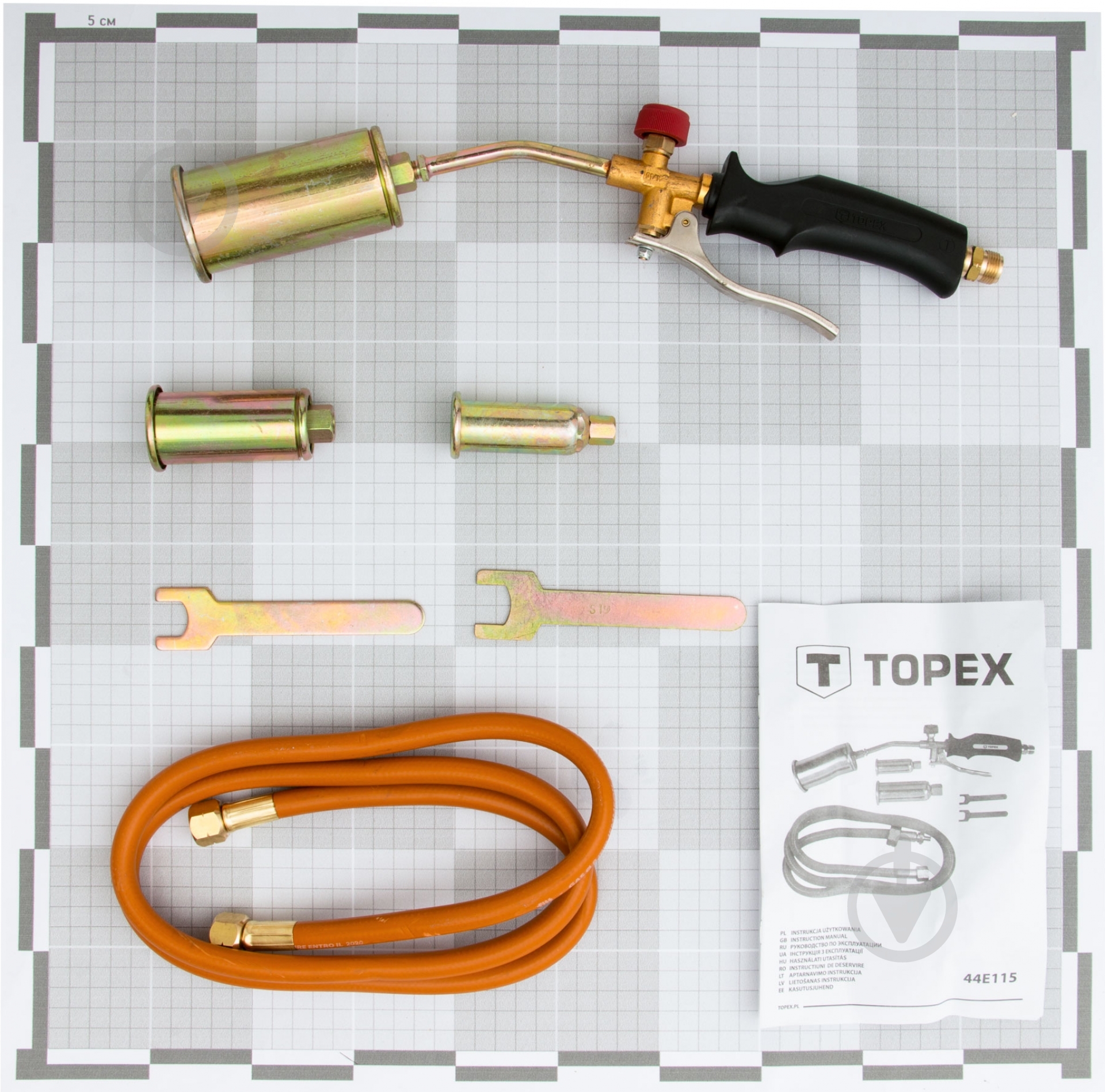 Горелка Topex 19,5 кВт 44E115 - фото 5 Горелка Topex 19,5 кВт 44E115 - фото 5