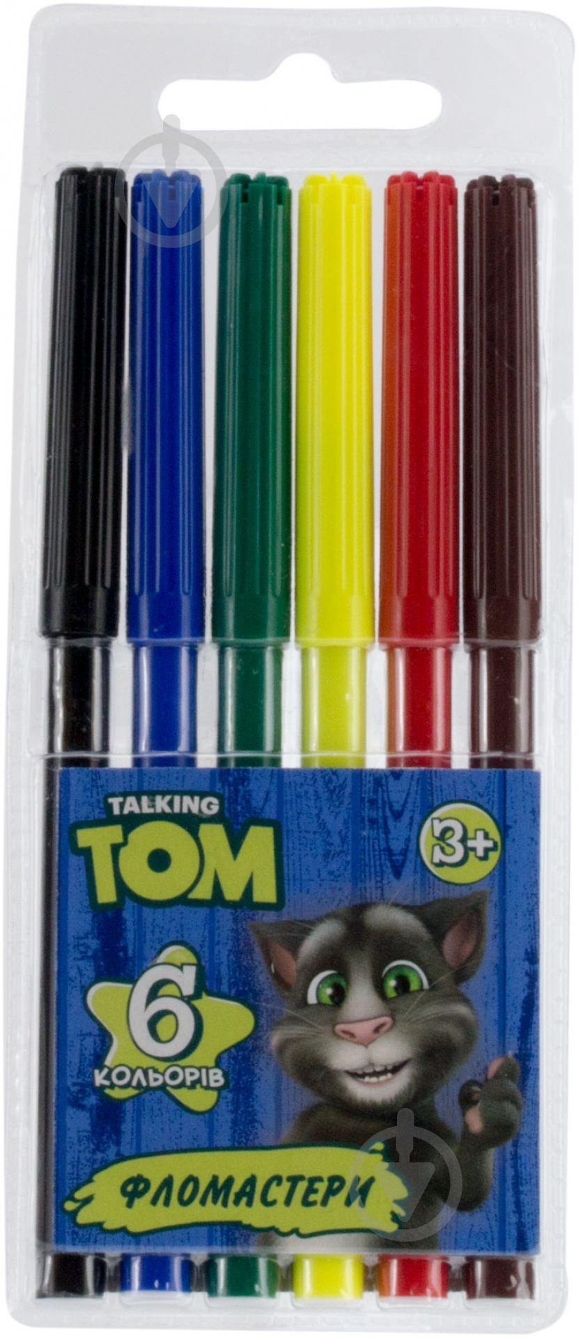 Фломастеры Talking Tom 6 шт FW99005 Fantasy - фото 1 Фломастеры Talking Tom 6 шт FW99005 Fantasy - фото 1
