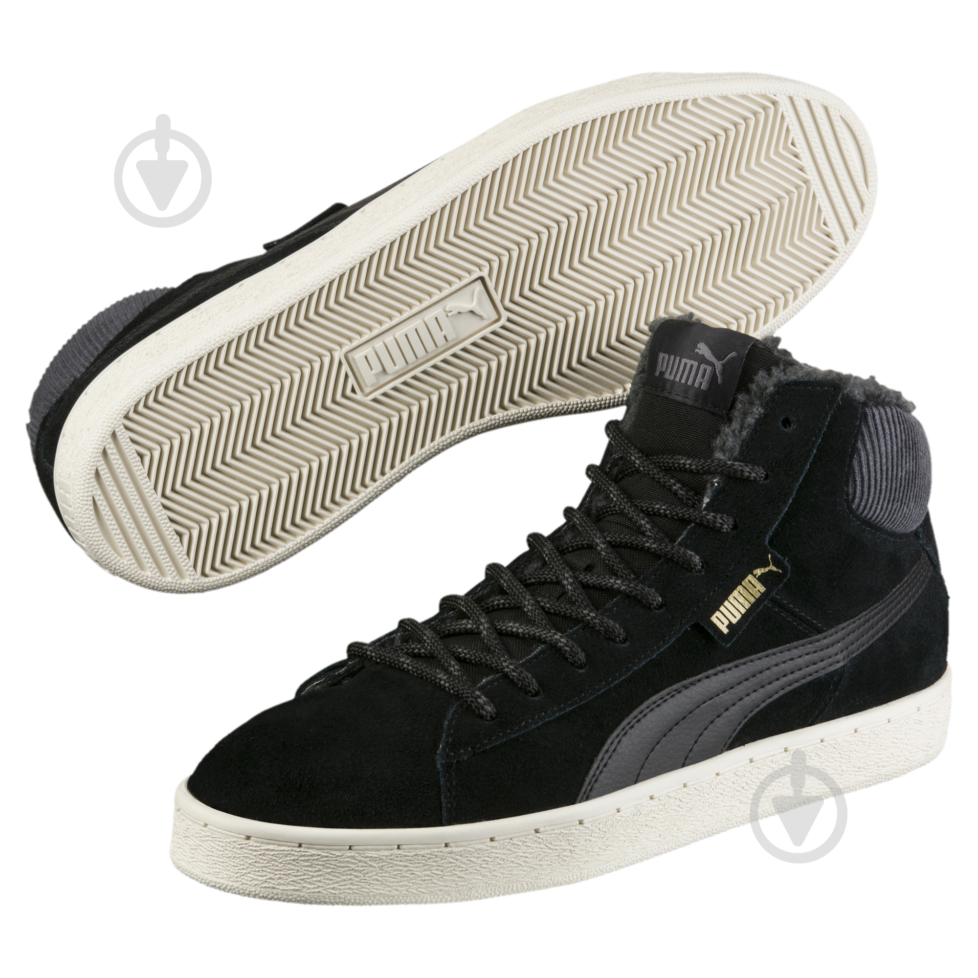 Кроссовки мужские Puma Puma 1948 Mid Corduroy 36370502 р.42 черные - фото 2