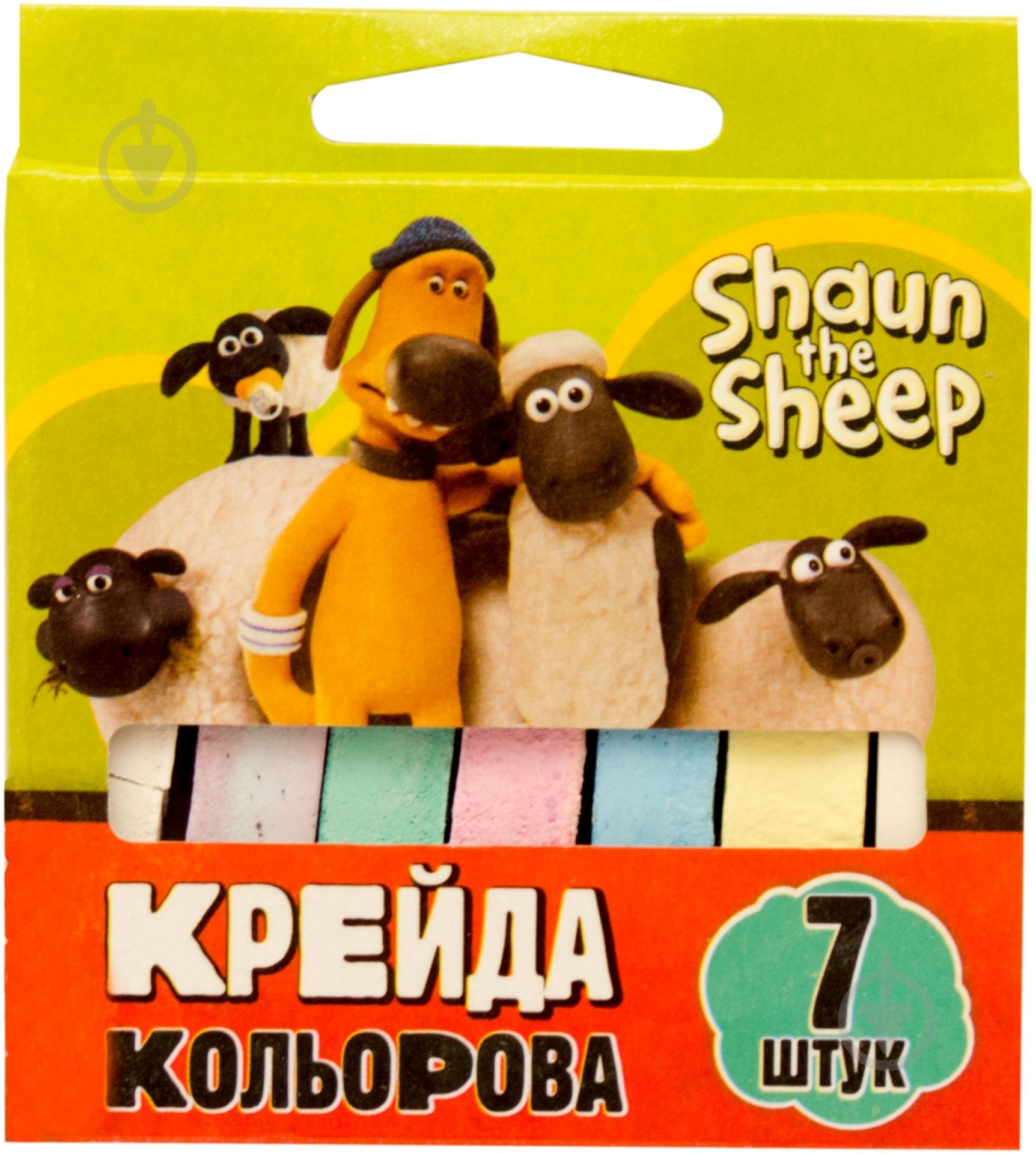 Мел школьный Барашек Шон 7 шт. цветной - фото 2 Мел школьный Барашек Шон 7 шт. цветной - фото 2