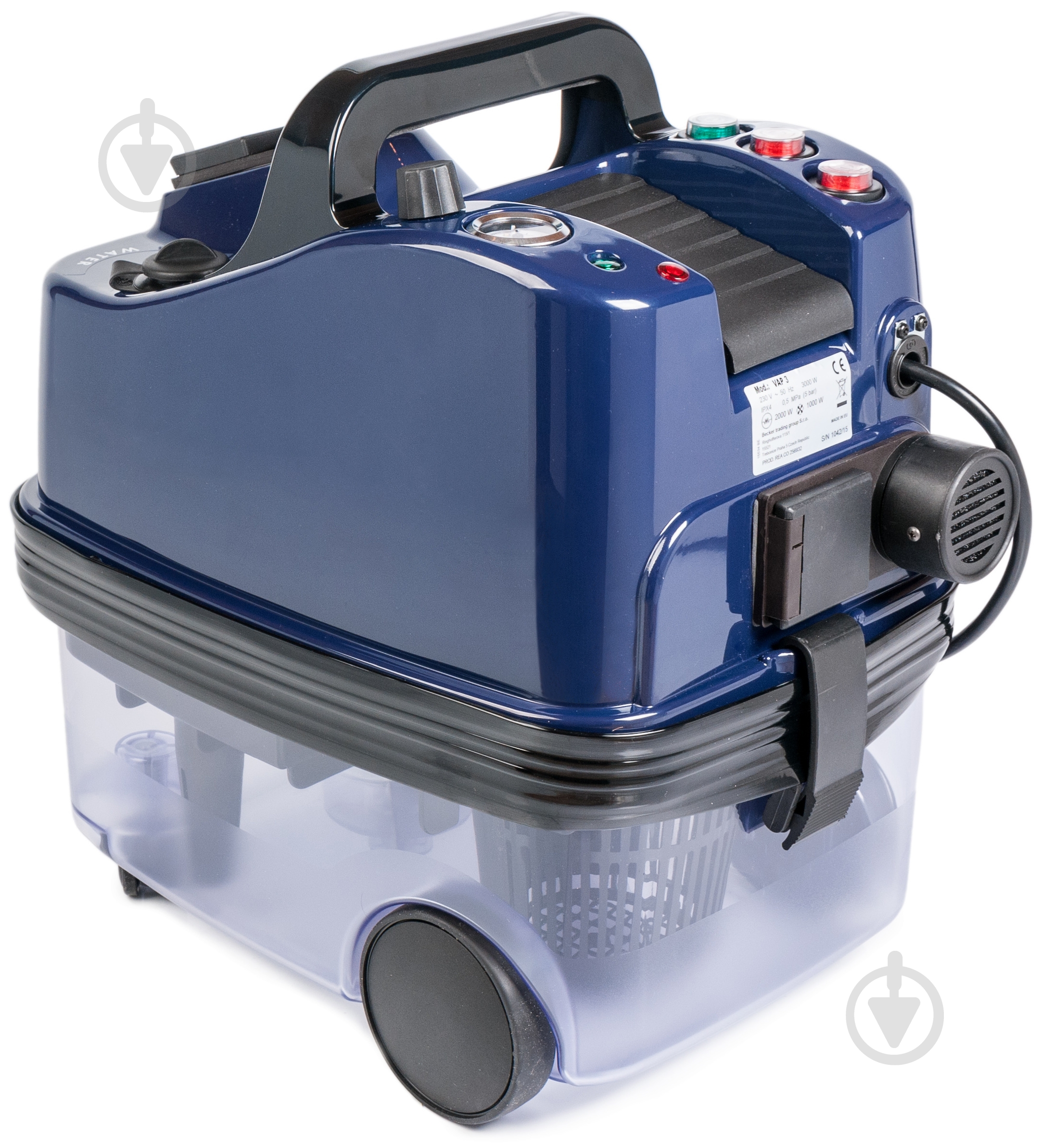 Пилосос BECKER VAP-3 паровий BCRVAP3 - фото 2 Пилосос BECKER VAP-3 паровий BCRVAP3 - фото 2