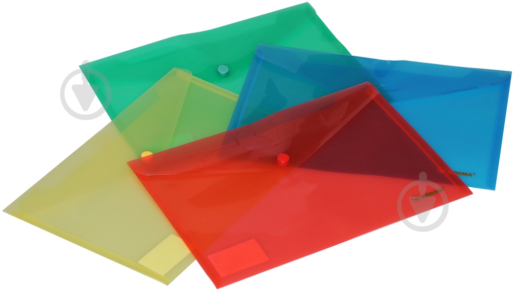 Папка-конверт на кнопке (03030580) NORMA - фото 1