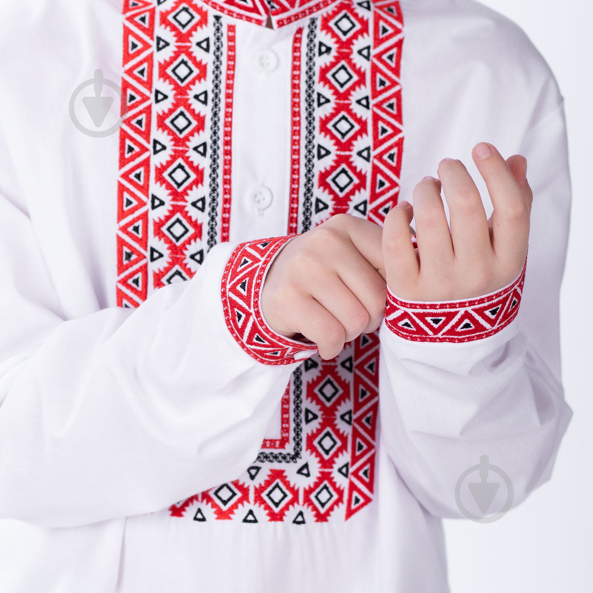 Вишиванка для хлопчиків Едельвіка р.140 білий 320-23/00 - фото 4