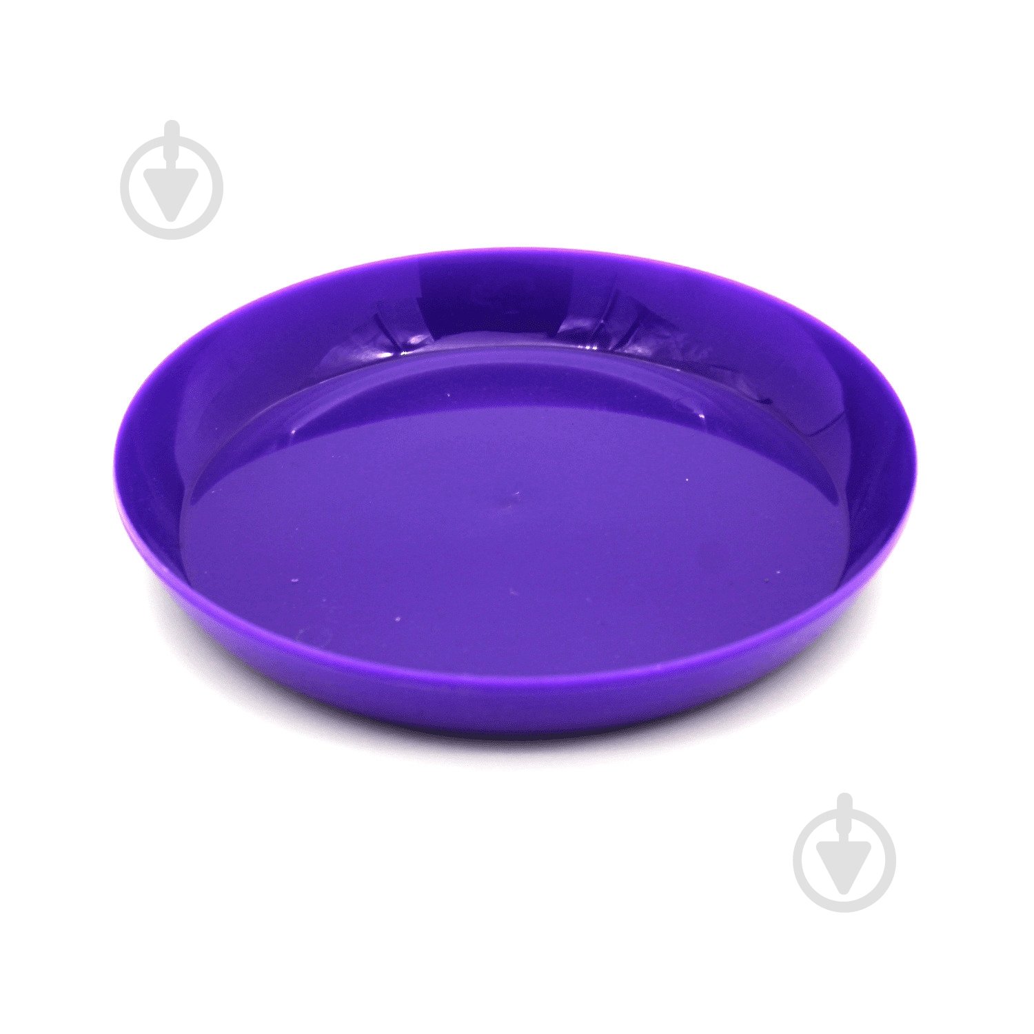 Горщик для квітів пластик глянець круглий лаванда Омела - фото 3