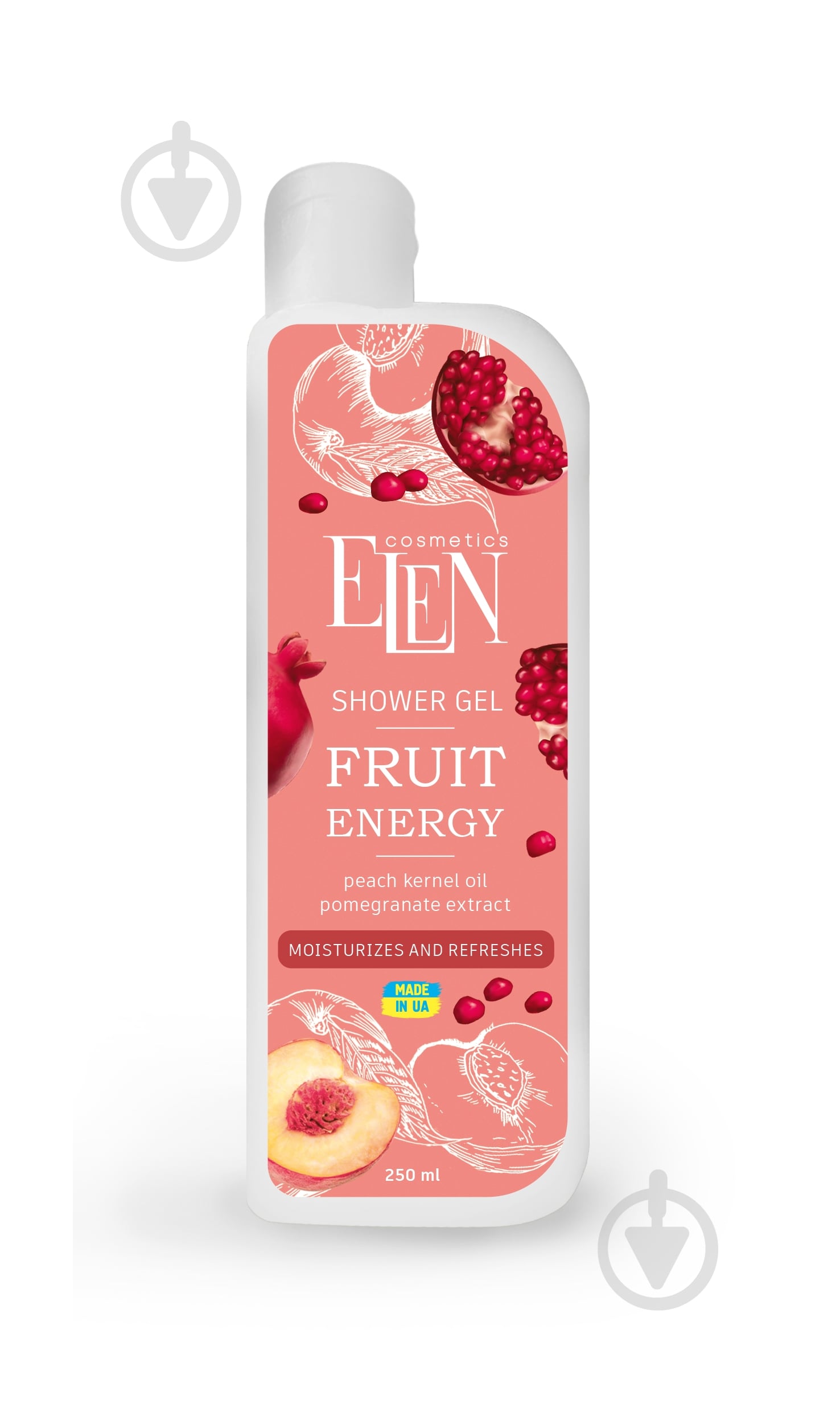 Гель для душа Elen cosmetics Fruit Energy 250 мл - фото 1