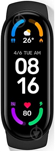Фитнес-браслет Xiaomi Mi Smart Band 6 NFC black (770176) - фото 7