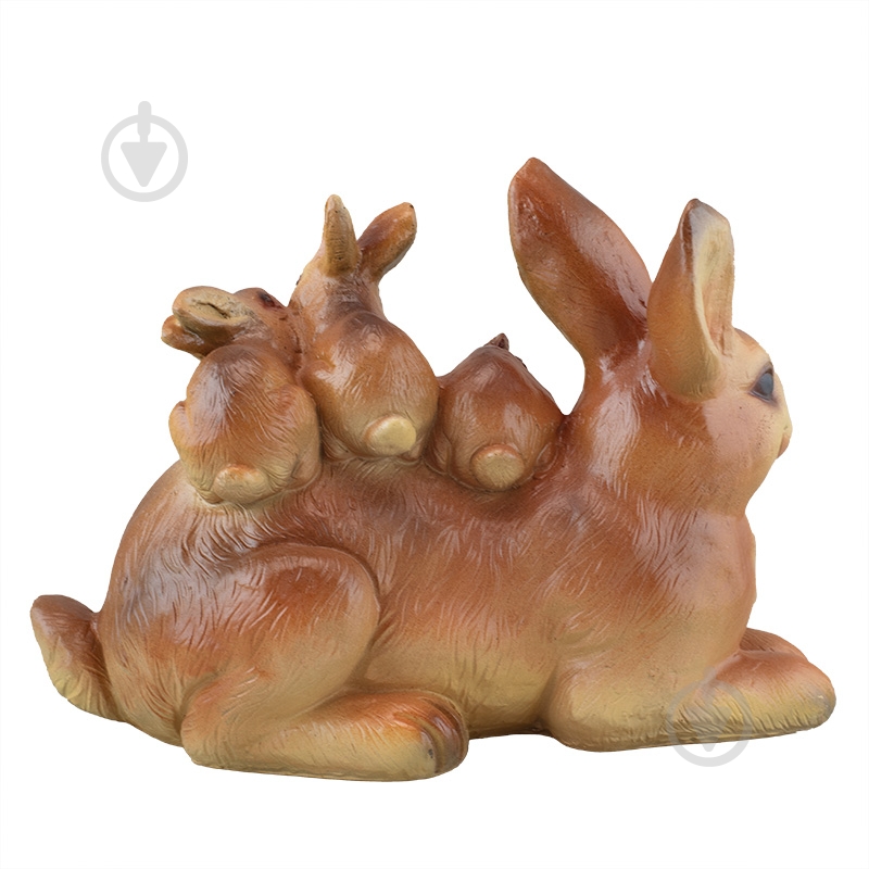 Фігура садова Decoline Сім'я зайців 16х33х24,5 см F5046(P) - фото 2 Фігура садова Decoline Сім'я зайців 16х33х24,5 см F5046(P) - фото 2