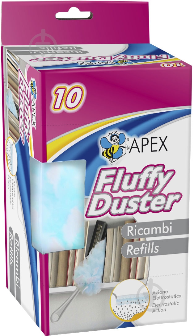 Насадка для метелки Fluffy Dusters 10 шт. Apex 30029 - фото 1 Насадка для метелки Fluffy Dusters 10 шт. Apex 30029 - фото 1