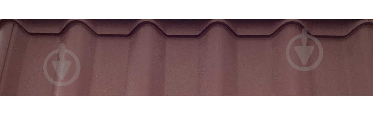 Металлочерепица матовая Strimex Фора 1,17x2,21 м RAL 8017 шоколад - фото 2 Металлочерепица матовая Strimex Фора 1,17x2,21 м RAL 8017 шоколад - фото 2