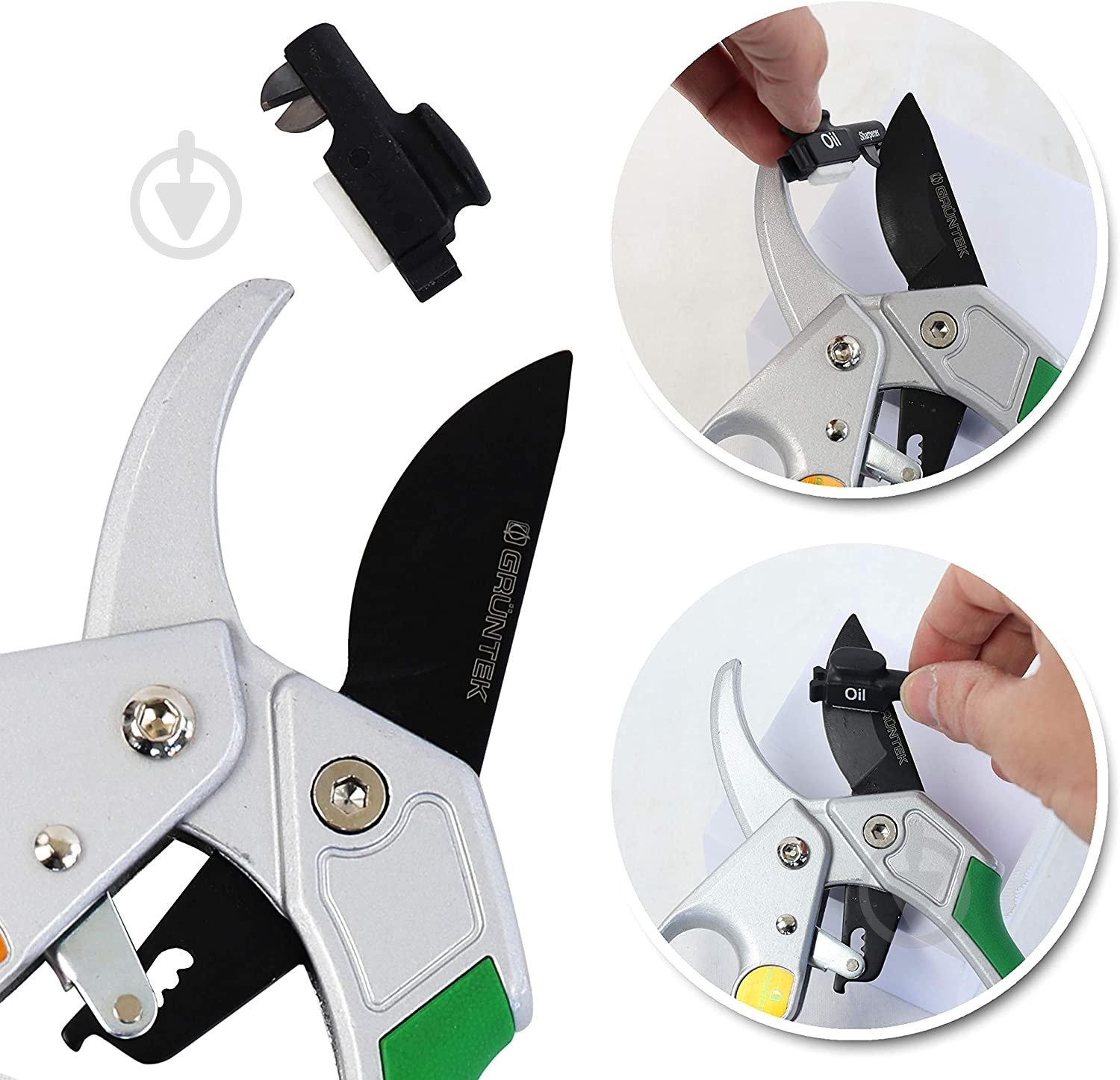 Секатор Gruntek Kondor xраповой двухрежимный 20 см (295200200) - фото 5