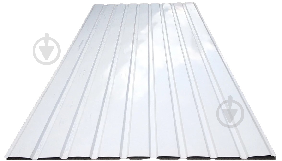 Профнастил глянцевый Strimex Strimex С-8 1225x2000 мм RAL 9003 белый - фото 1 Профнастил глянцевый Strimex Strimex С-8 1225x2000 мм RAL 9003 белый - фото 1