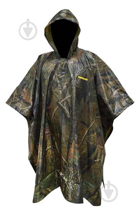 Пончо-дождевик Fishing ROI КАМУФЛЯЖ - фото 1