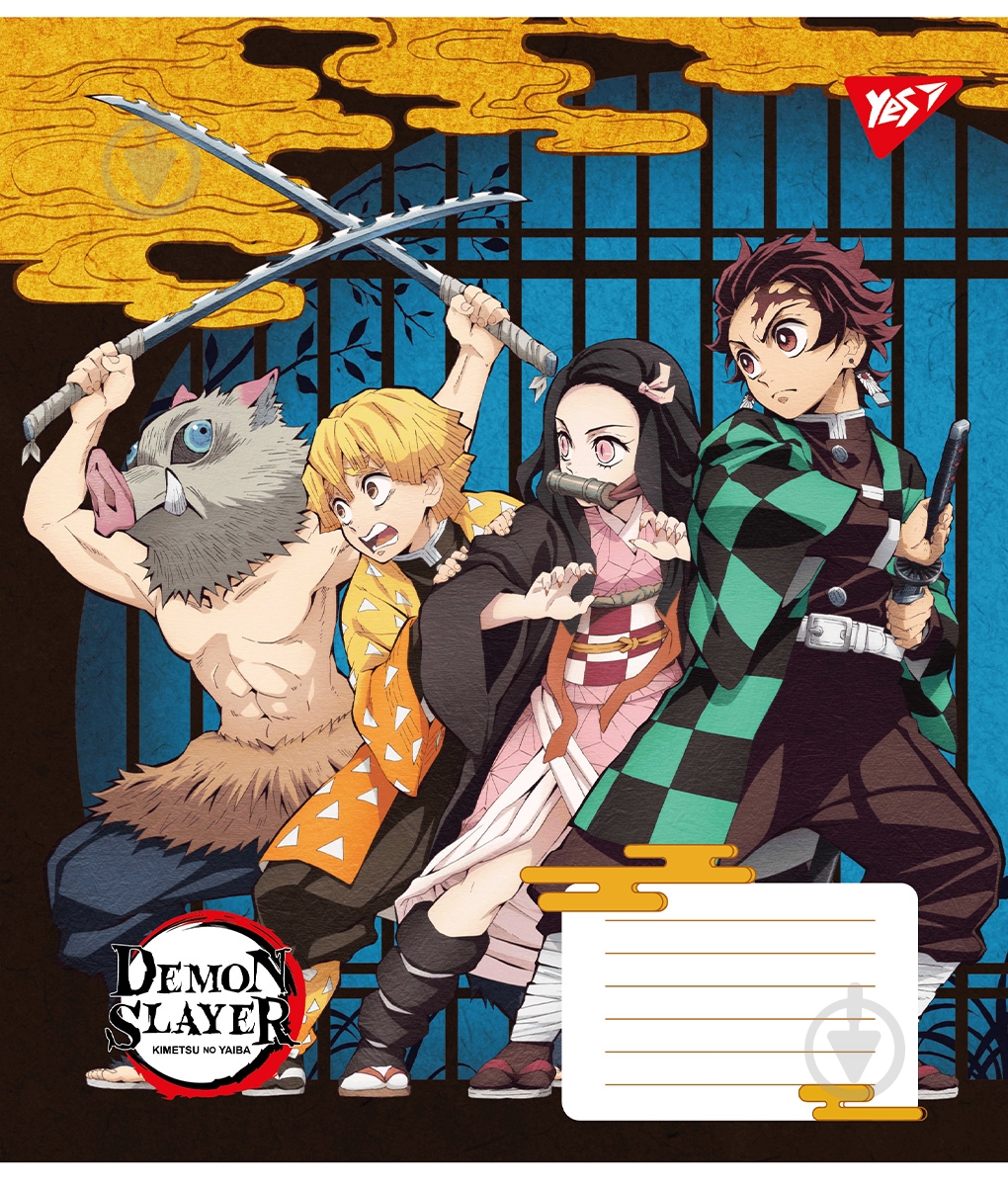 Тетрадь школьная 18 листов линия Demon slayer. Power (767265) YES - фото 2 Тетрадь школьная 18 листов линия Demon slayer. Power (767265) YES - фото 2