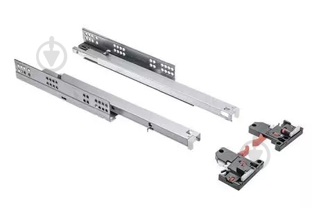 Напрямні прихованого монтажу GTV L550 мм Modern Slide з доводчиком повного висунення PB-3D0SHX18-550-H - фото 1 Напрямні прихованого монтажу GTV L550 мм Modern Slide з доводчиком повного висунення PB-3D0SHX18-550-H - фото 1