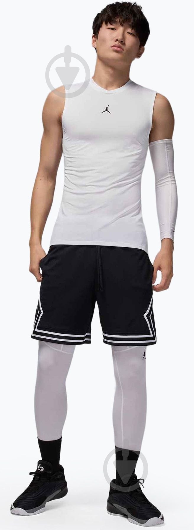 Майка Nike DF SPRT SL COMP HV4101-100 р.2XL белый - фото 4 Майка Nike DF SPRT SL COMP HV4101-100 р.2XL белый - фото 4