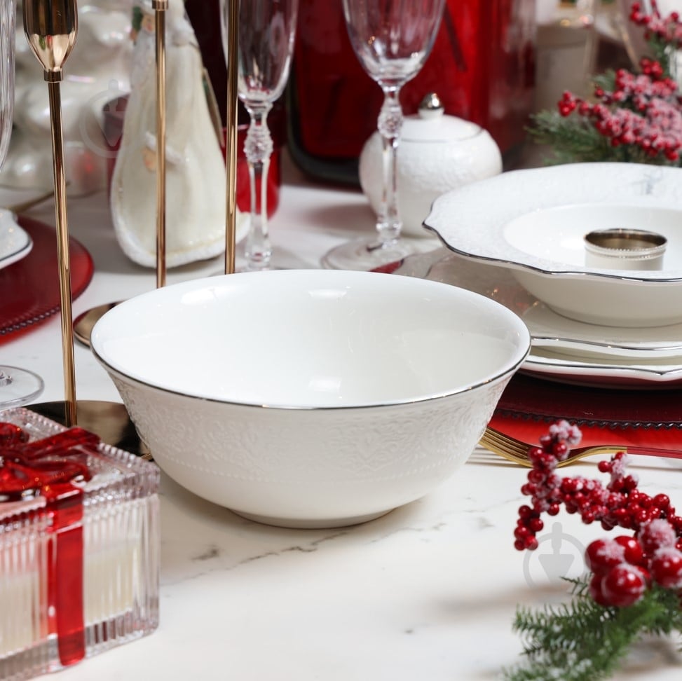 Сервіз столовий Fiora Jardin Platine на 6 персон 25 предметів - фото 19 Сервіз столовий Fiora Jardin Platine на 6 персон 25 предметів - фото 19