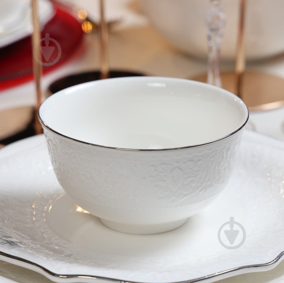 Сервіз столовий Fiora Jardin Platine на 6 персон 25 предметів - фото 23 Сервіз столовий Fiora Jardin Platine на 6 персон 25 предметів - фото 23