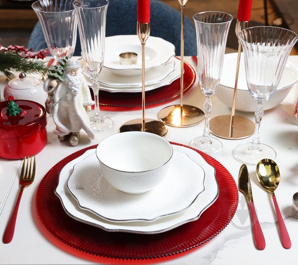 Сервіз столовий Fiora Jardin Platine на 6 персон 25 предметів - фото 15 Сервіз столовий Fiora Jardin Platine на 6 персон 25 предметів - фото 15