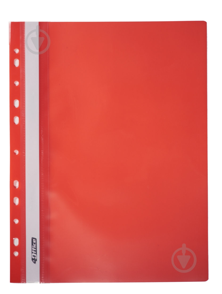 Скоросшиватель А4 100/140 мкн 4-240 red 4Office - фото 1 Скоросшиватель А4 100/140 мкн 4-240 red 4Office - фото 1