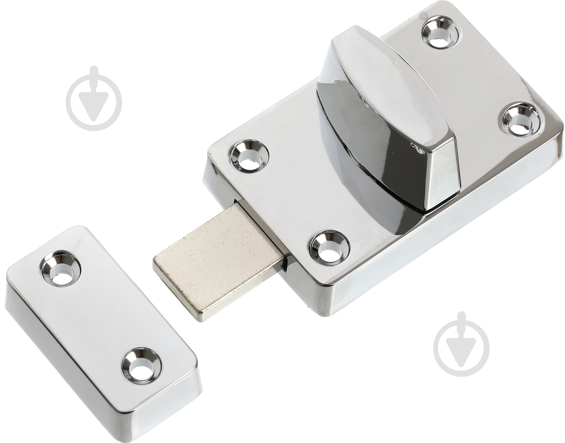 Засов 1019 Bruno 46357 хром 65 мм - фото 1