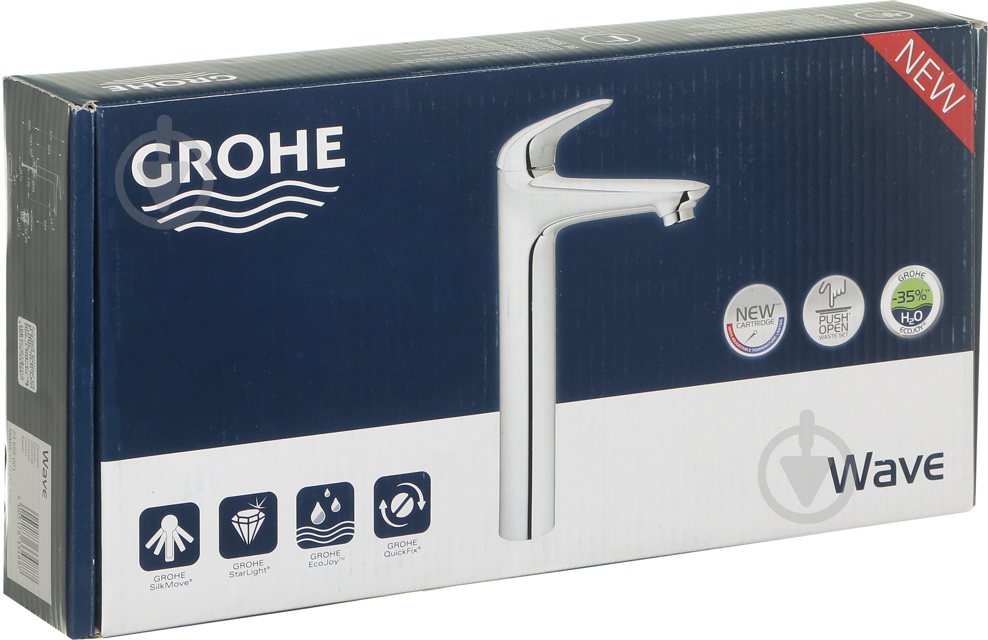 Смеситель для умывальника Grohe Wave 23585001 - фото 4 Смеситель для умывальника Grohe Wave 23585001 - фото 4
