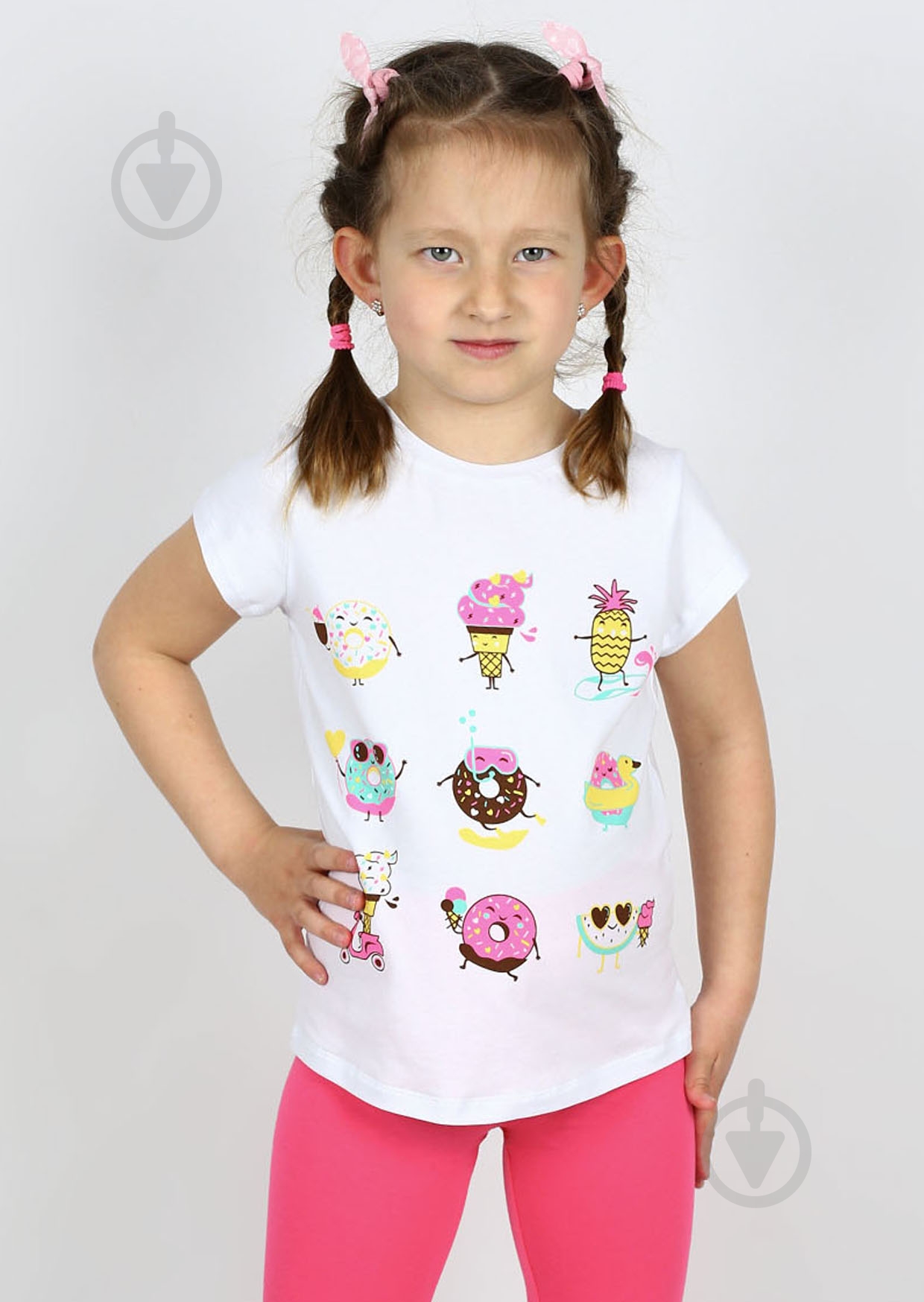 Футболка для девочек Sweet baby №0021/16093 р.104 разноцветный - фото 1