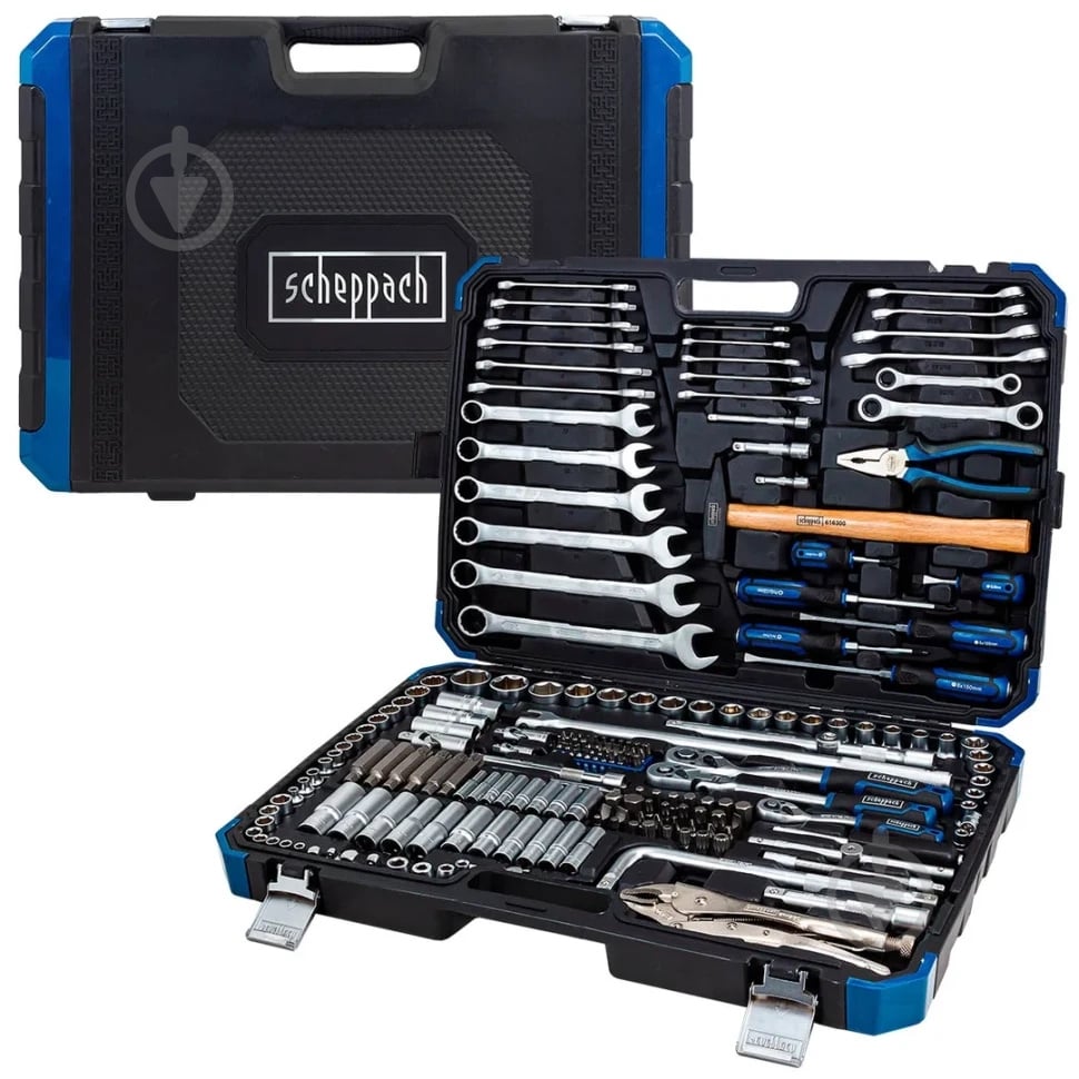 Набор ручного инструмента Scheppach 202 шт. SCH-42022-5 - фото 3 Набор ручного инструмента Scheppach 202 шт. SCH-42022-5 - фото 3