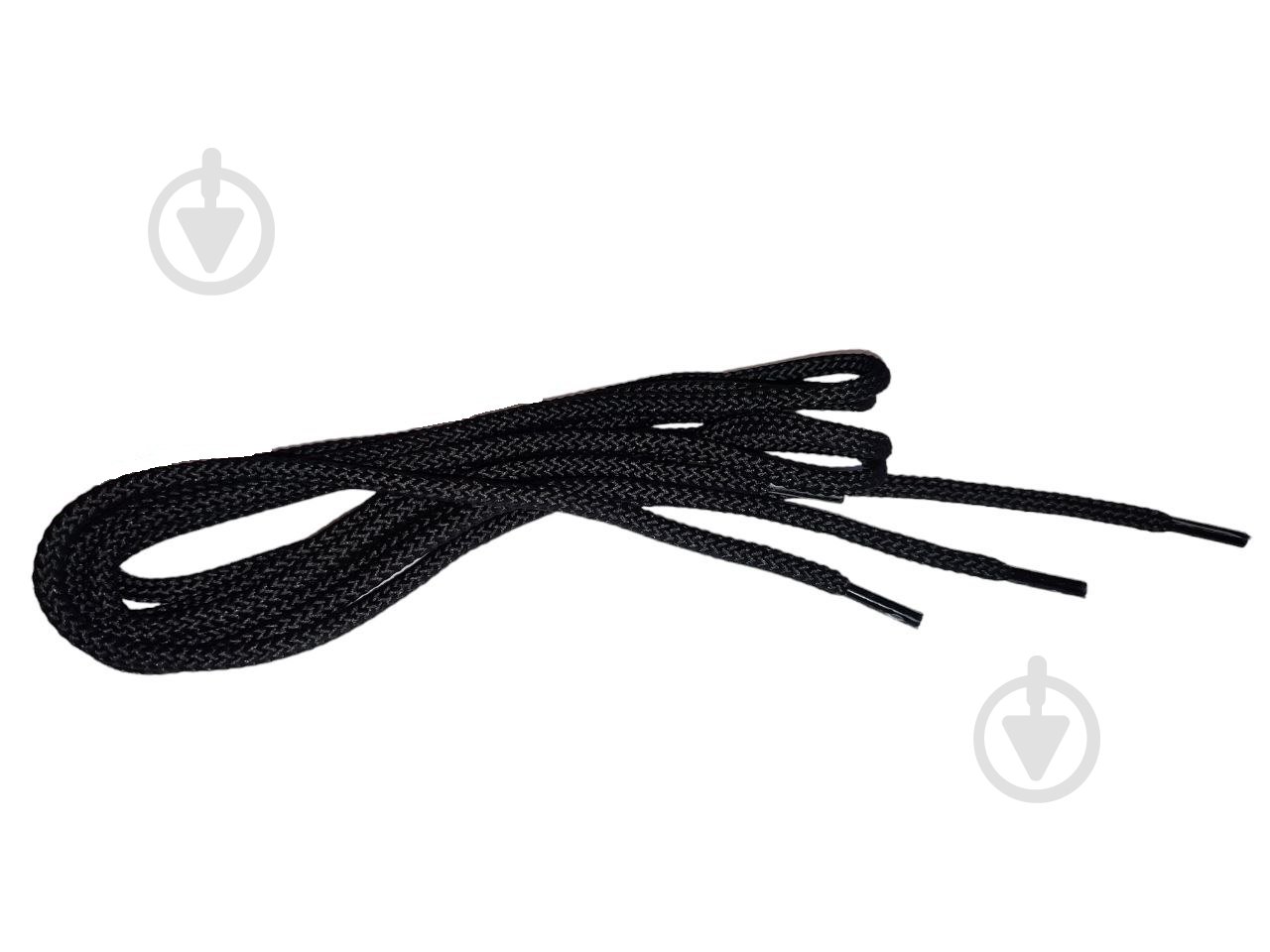 Шнурки черный 140 см - фото 1