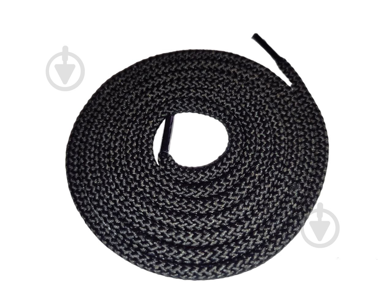 Шнурки черный 140 см - фото 2