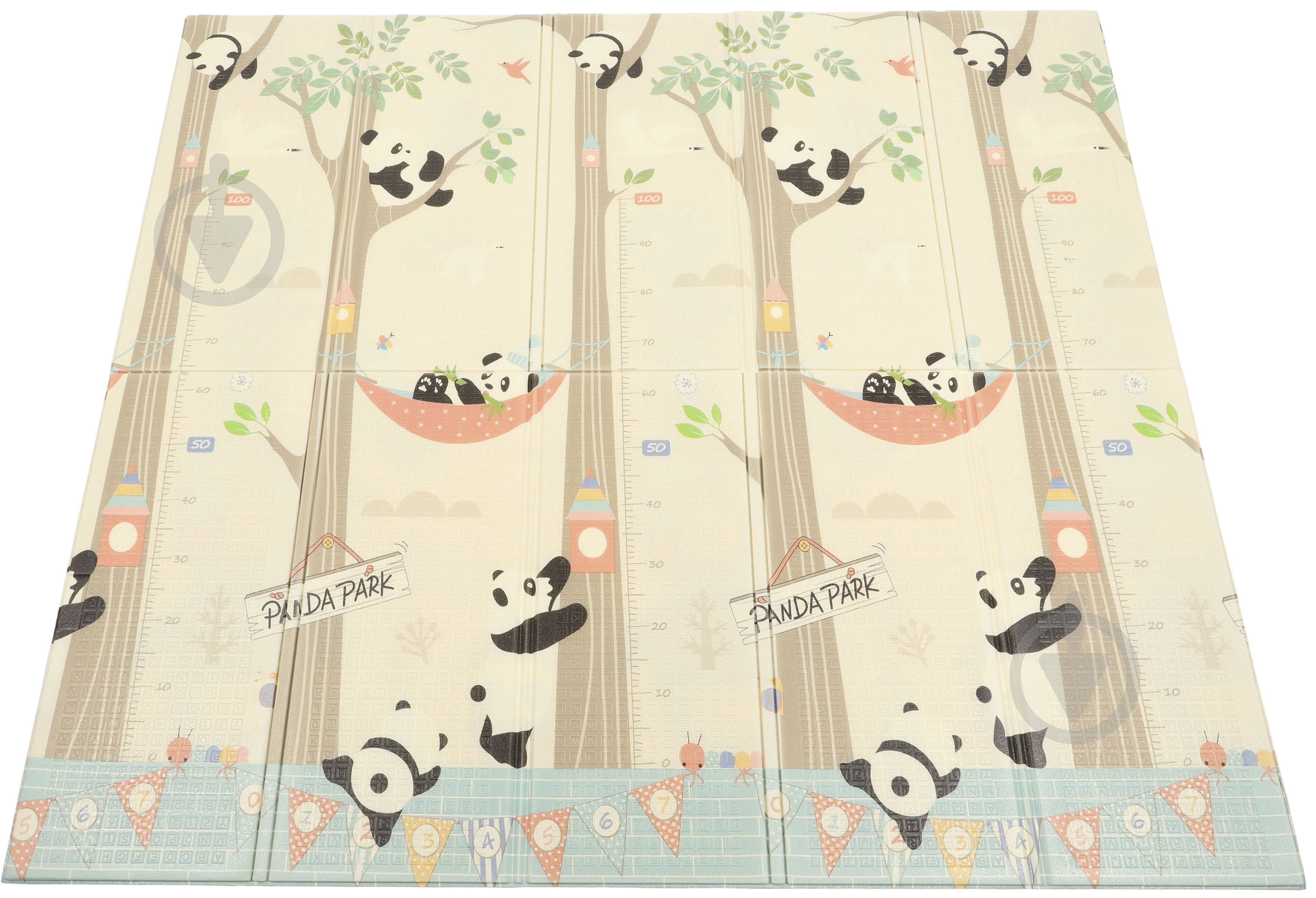 Игровой коврик Bambinelli Panda 180x200х1 см в сумке - фото 1