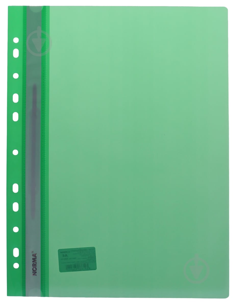 Скоросшиватель А4 120/160 мкн 5262 green NORMA - фото 1