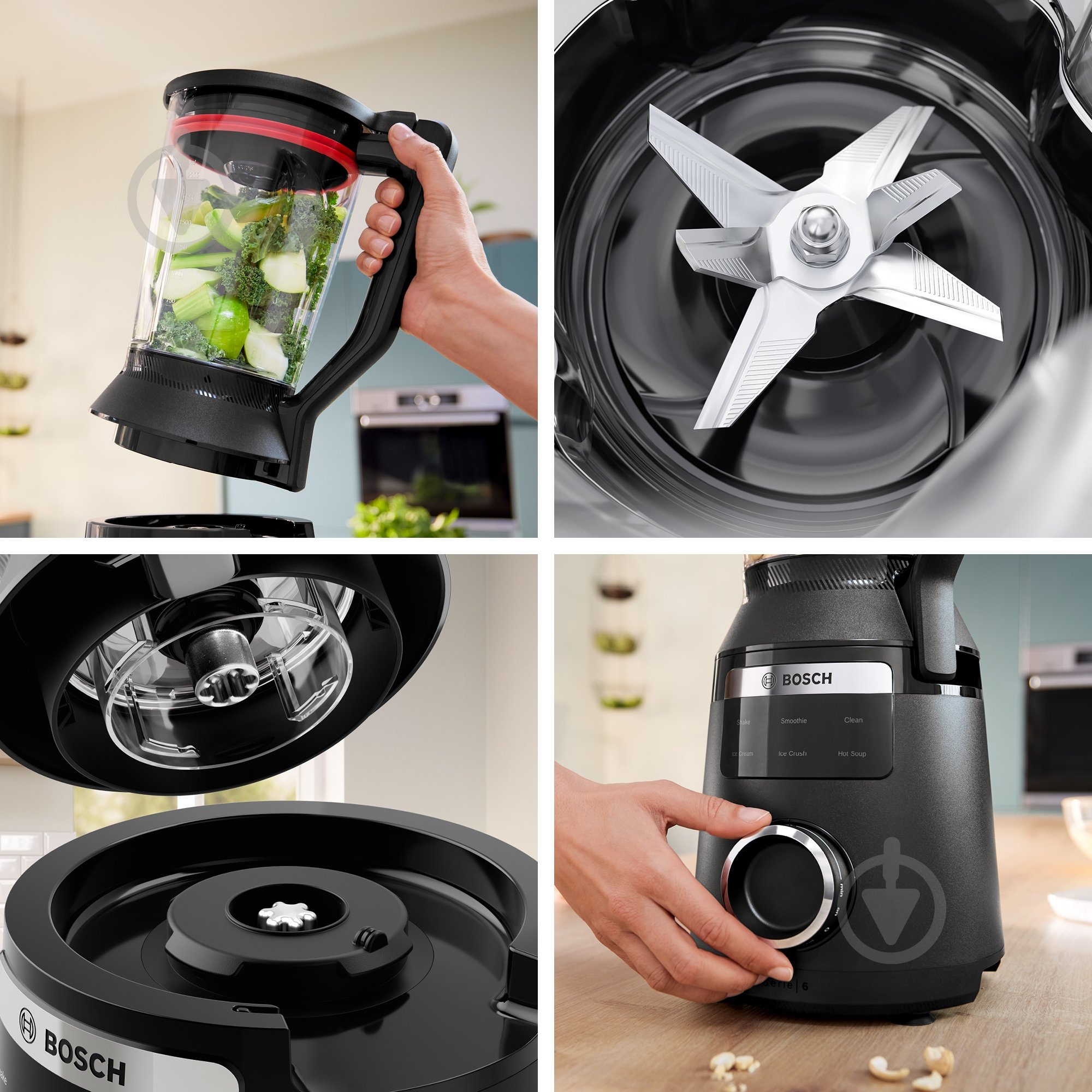 Блендер стаціонарний Bosch MMB6652B - фото 3