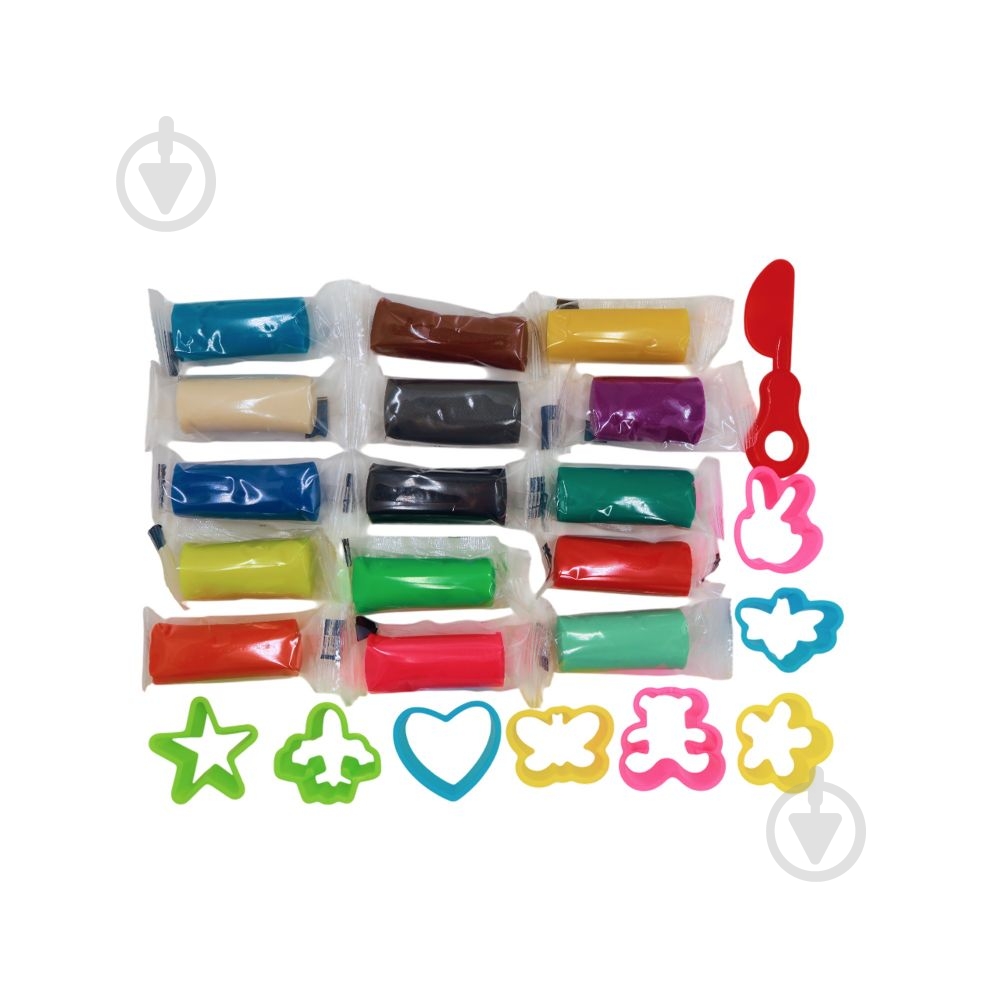 Набір для ліплення CLAY ANYWAY Тісто 15 кольорів TY4470 - фото 2